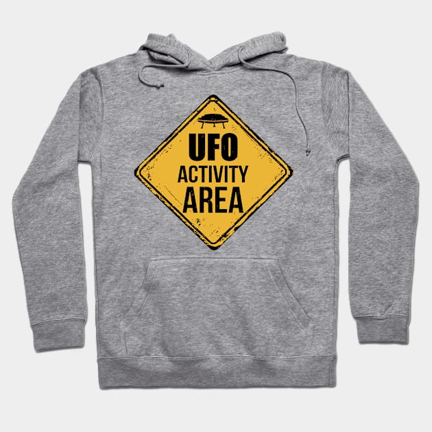 Alien UFO spaceship Hoodie by Supertrooper